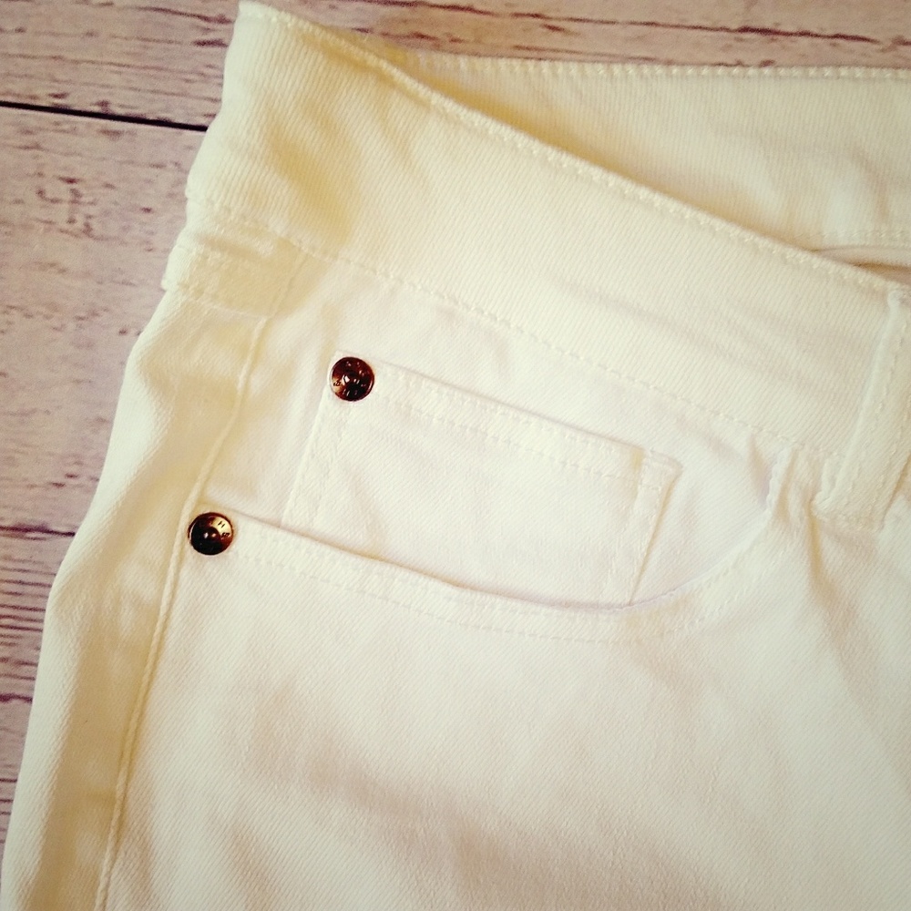 NWT 6th & Lane White Lace Up Skinny Jeans - Picture 5 of 8