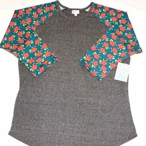 Lularoe floral sleeved randy