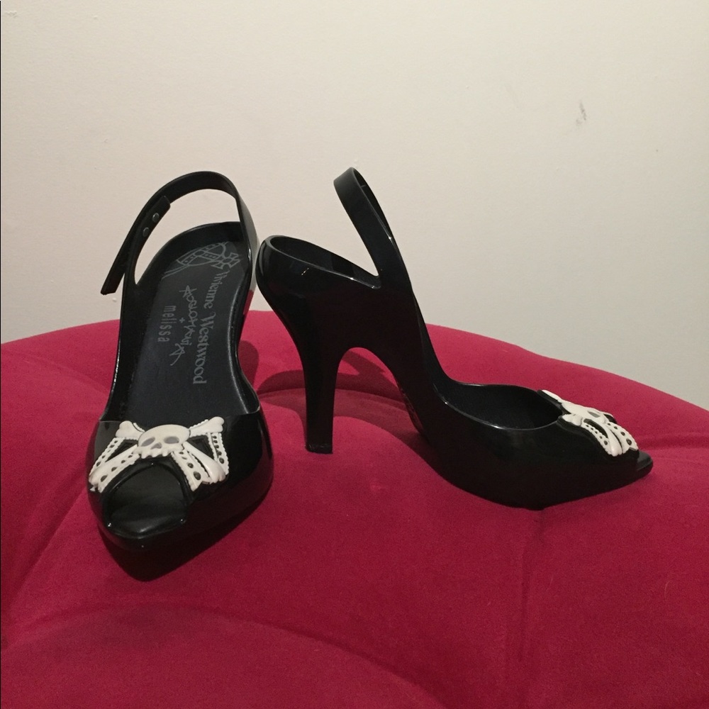 Vivienne Westwood and Melissa skull sling heels