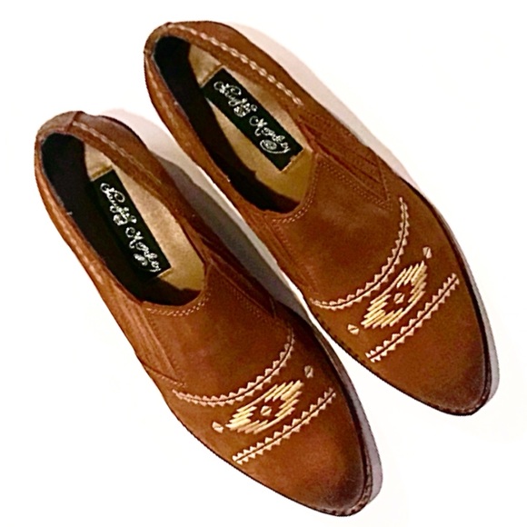 Naughty Monkey Tan Suede Leather Bootie-New in Box - Picture 4 of 6