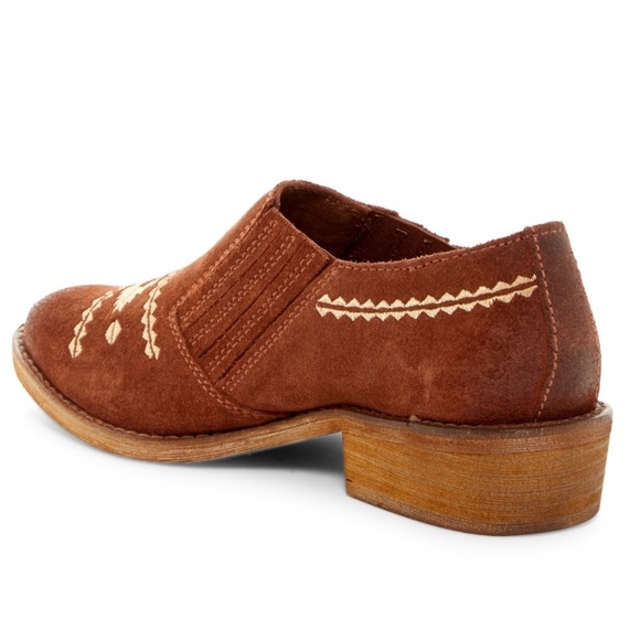 Naughty Monkey Tan Suede Leather Bootie-New in Box - Picture 2 of 6