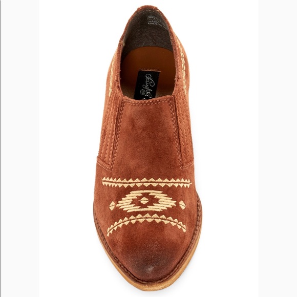 Naughty Monkey Tan Suede Leather Bootie-New in Box - Picture 3 of 6