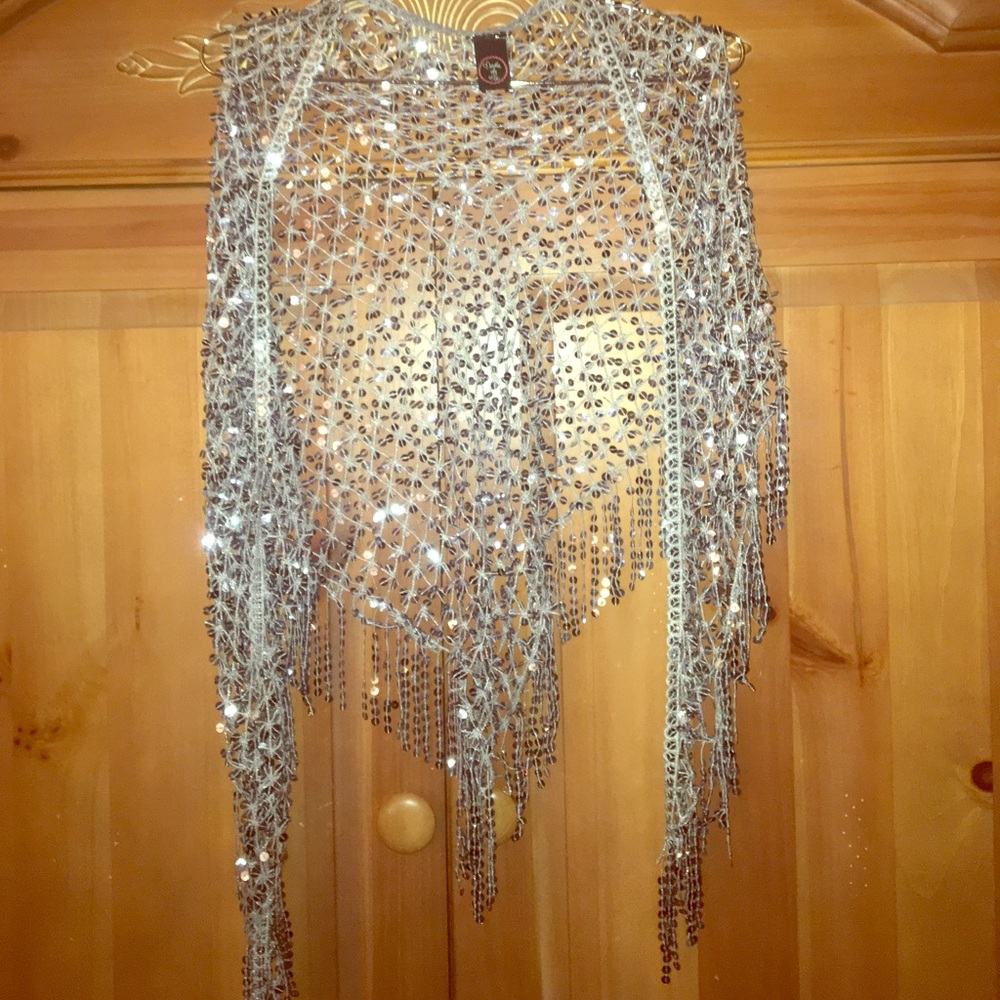 Silver shawl