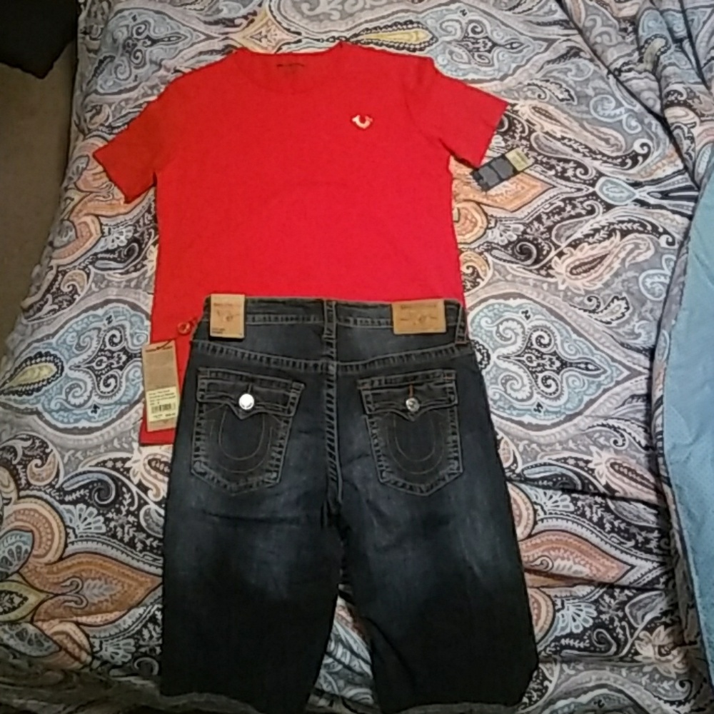 True religion Red and Gold