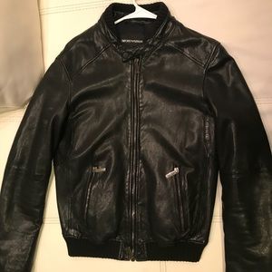 Authentic Emporio Armani Genuine Leather Jacket