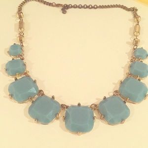 Blue statement necklace