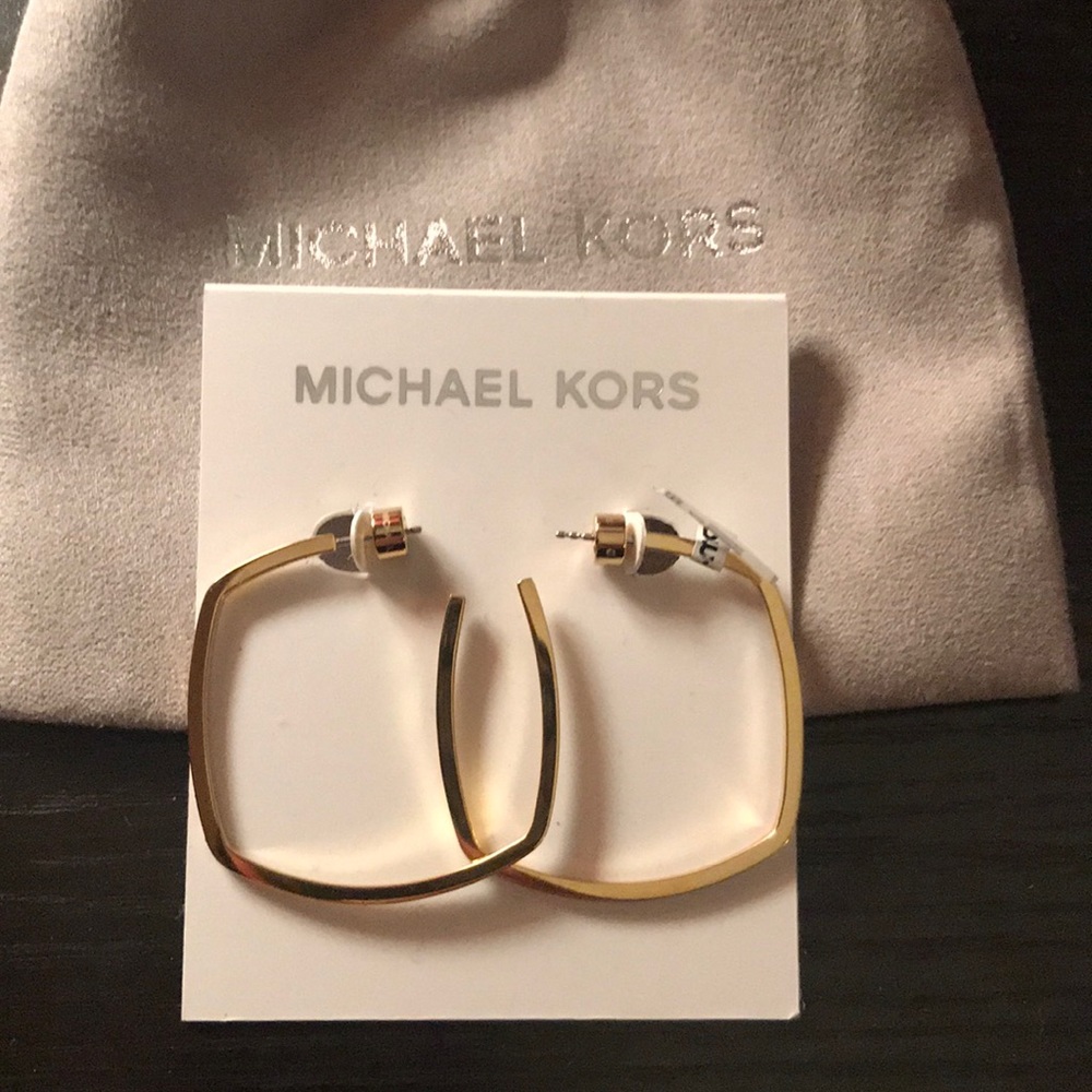 Michael Kors hoop earrings