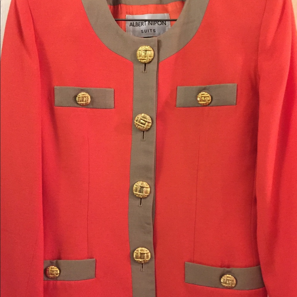 Albert Nipon two-piece skirtsuit