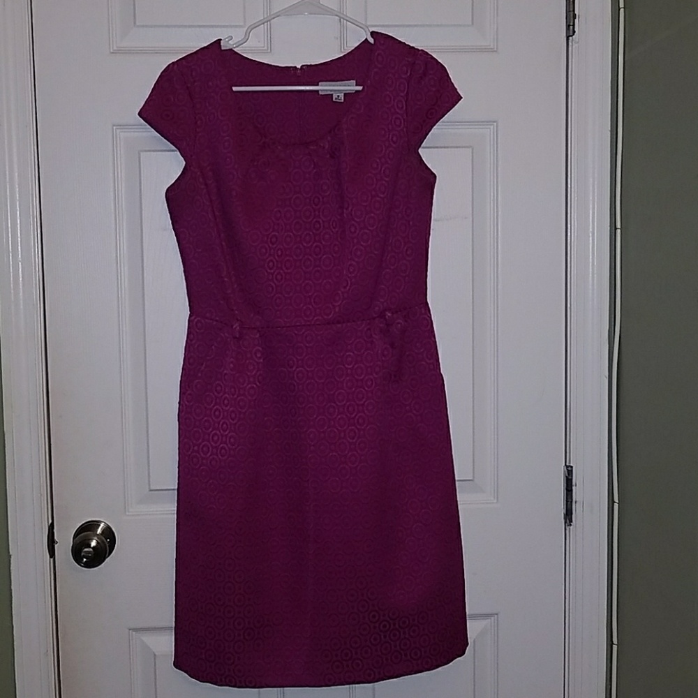 Gently wore magenta dress