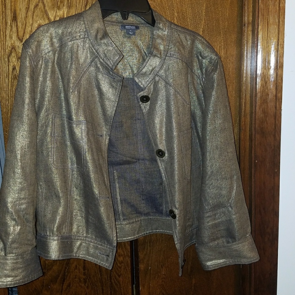 Gold Kenneth Cole Jacket