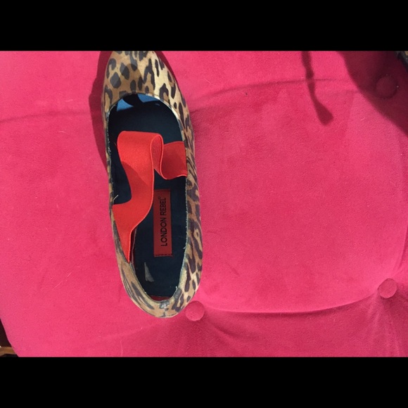 London Rebel leopard wedges - Picture 3 of 3
