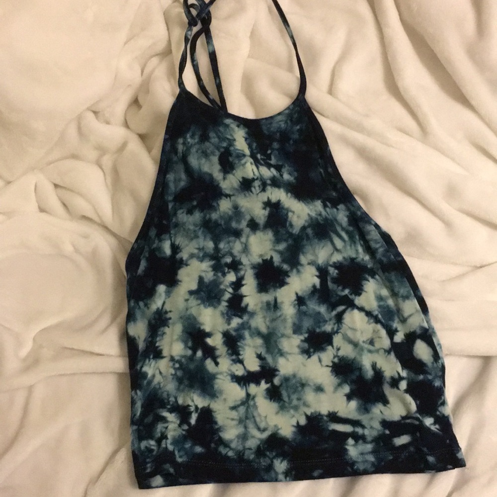 Tie die crop top