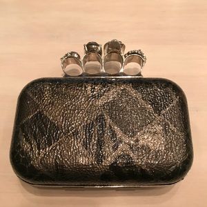 Knuckle Skull Clutch with tag