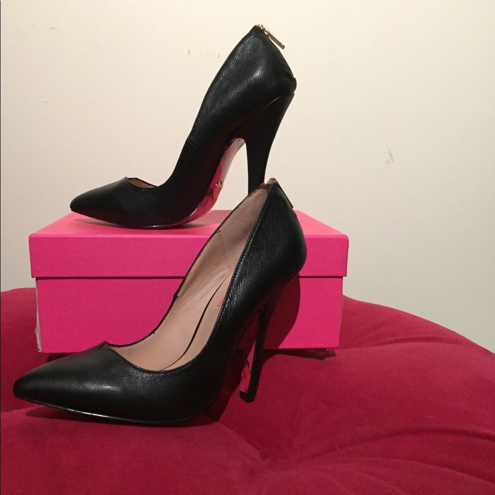 New Betsey Johnson zipper heels