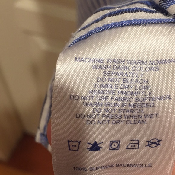 Lands End men’s no iron button down - Picture 6 of 6