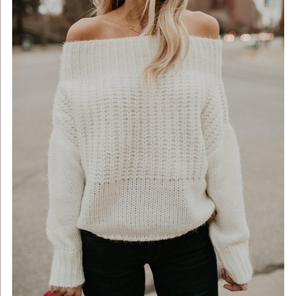 VICI Dolls off the shoulder sweater