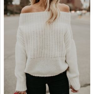 VICI Dolls off the shoulder sweater