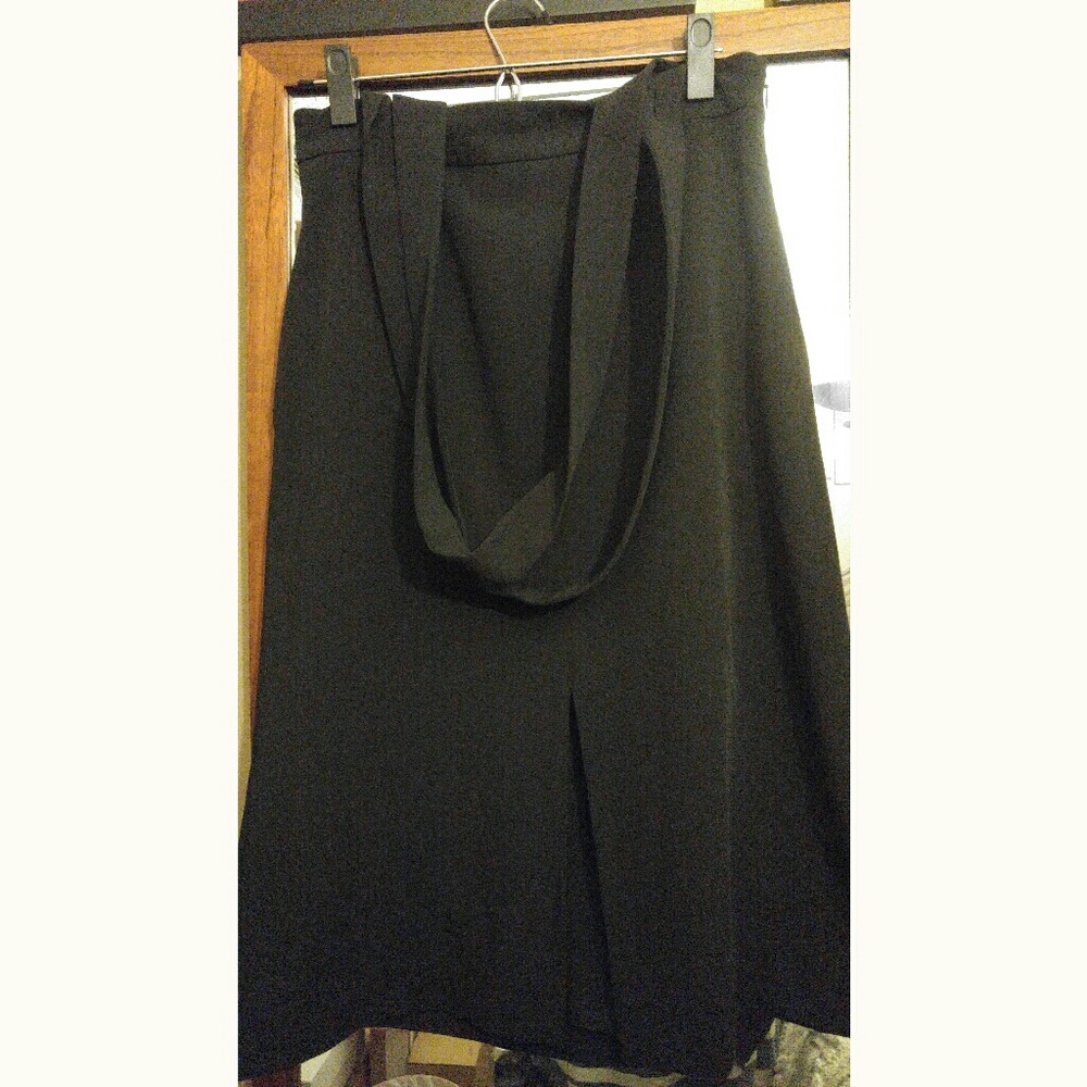 Madewell skirt with suspenders size 6
