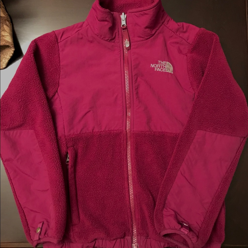 Girls North Face Denali Jacket Sz Sm 7/8