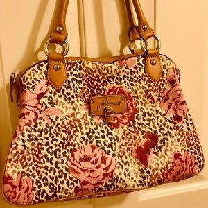 Guess Floral purse.