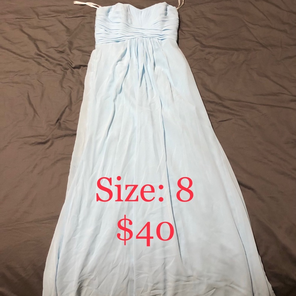 David’s bridal bridesmaid dress