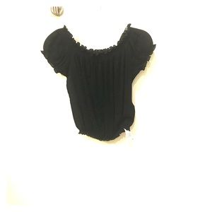 Black georgette top by Marks and Spencer, London
