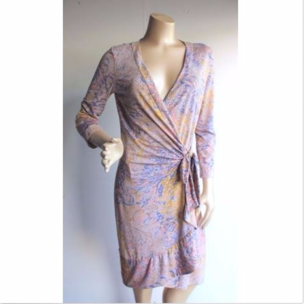BCBG MaxAzria Alberta Jersey Wrap Dress - Picture 2 of 6