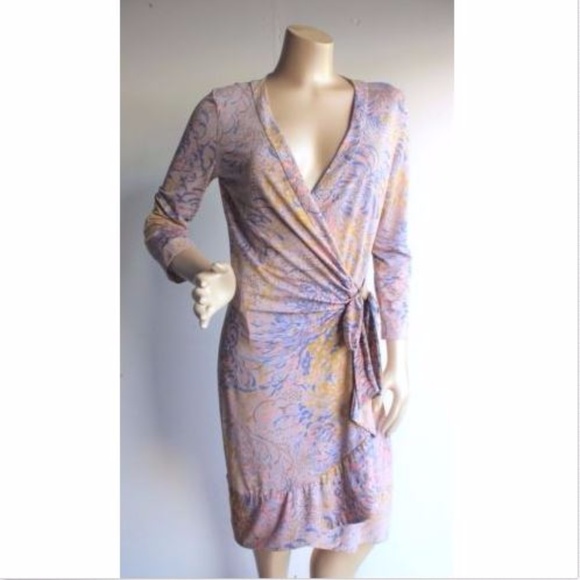 BCBG MaxAzria Alberta Jersey Wrap Dress - Picture 2 of 6