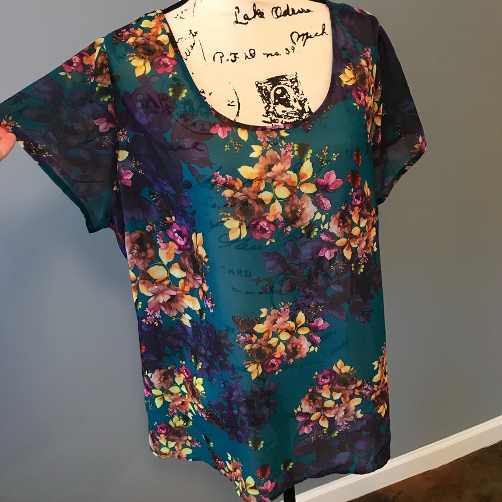 Torrid 1 Open Back Blouse