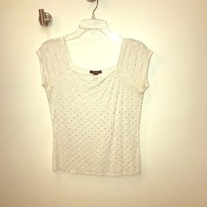 White embroidered tshirt