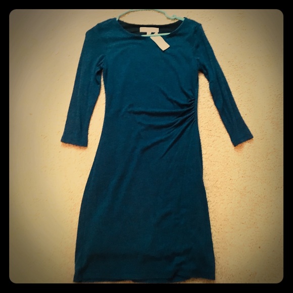 SOLD⭐️NWT⭐️ LOFT Petite Blue Dress - XSP - Picture 5 of 8
