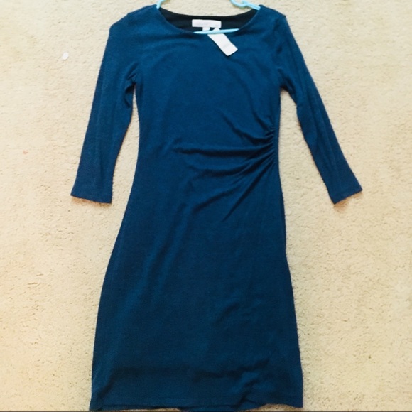 SOLD⭐️NWT⭐️ LOFT Petite Blue Dress - XSP - Picture 6 of 8