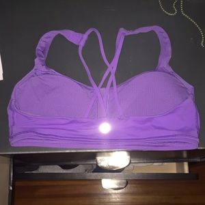 Size 6 lululemon purple sports bra