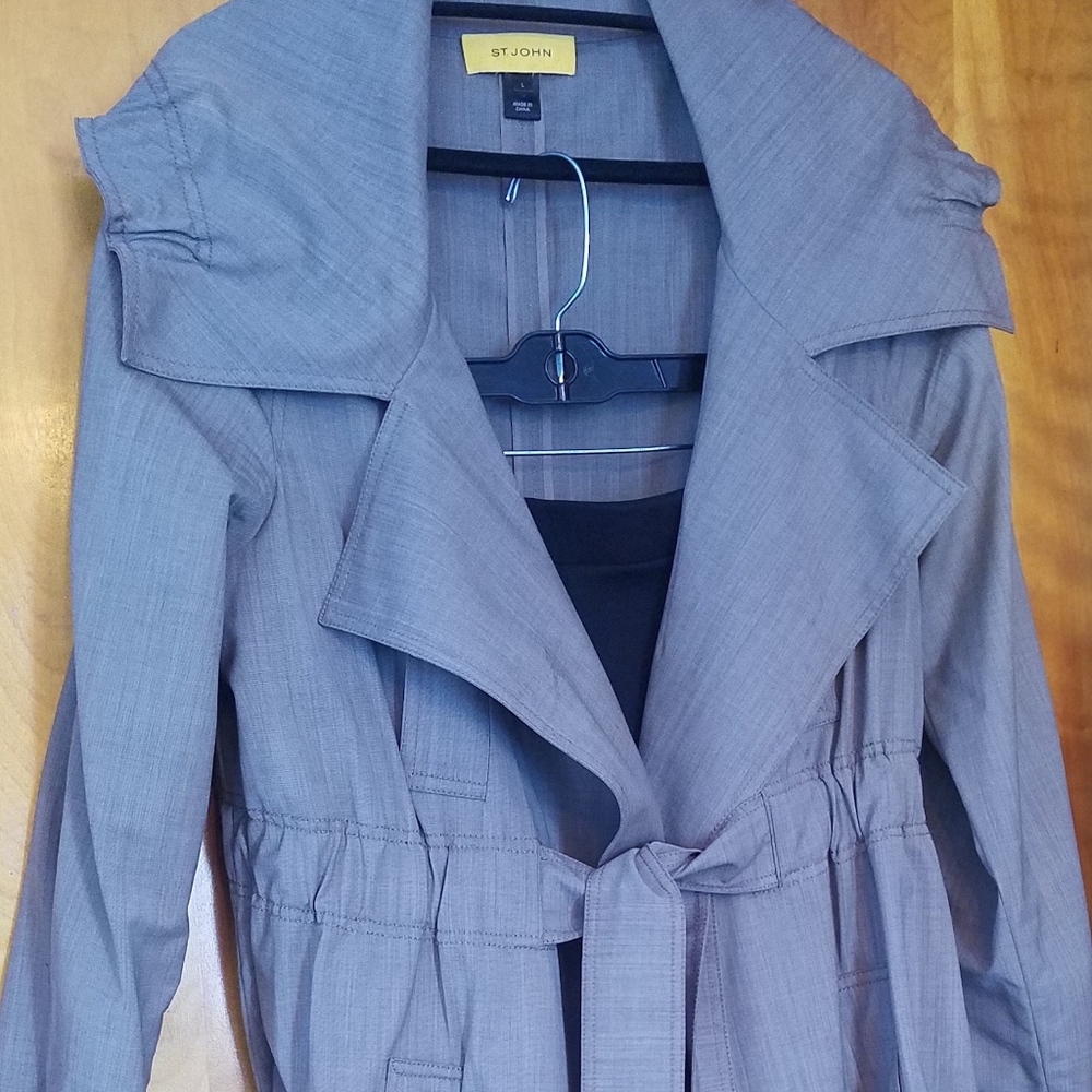 St.John Afternoon Coat Beige size L/XL