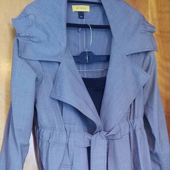 St.John Afternoon Coat Beige size L/XL - Picture 1 of 4
