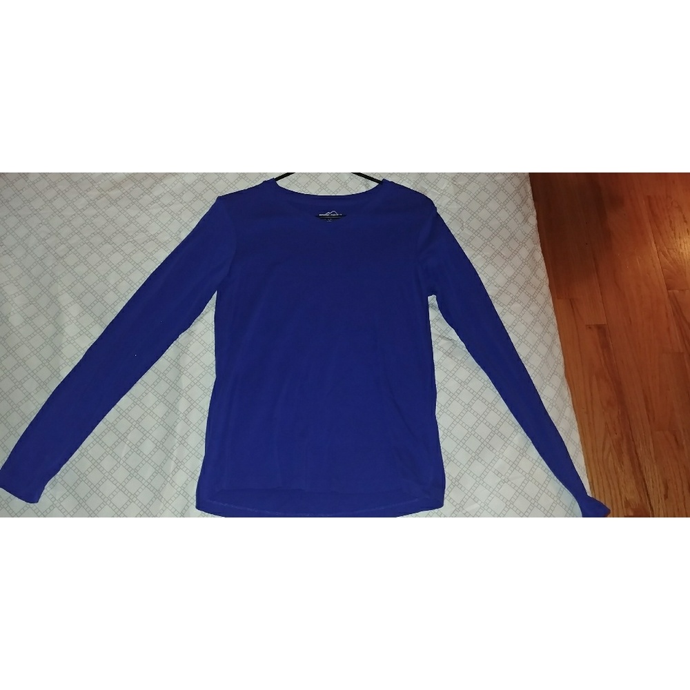 Blue Long Sleeve Eddie Bauer Shirt