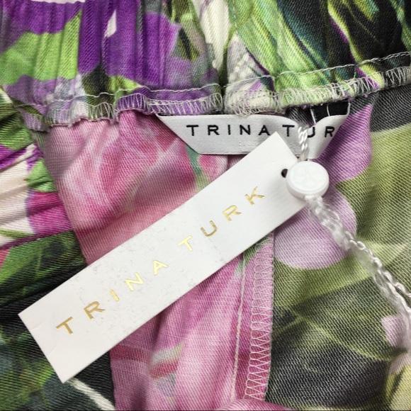 NWT Trina Turk Gilly Floral Pants - Picture 5 of 5