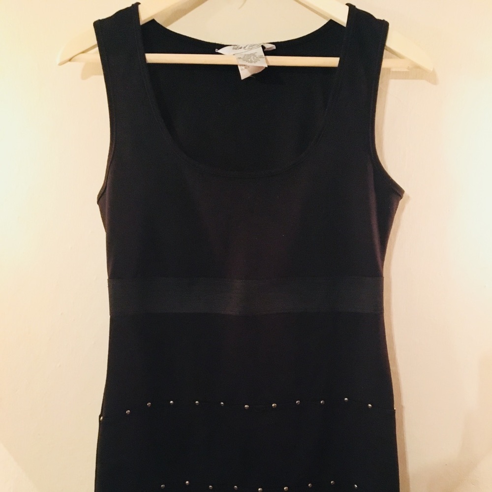 Black Midi Bodycon Dress