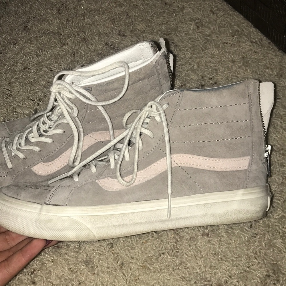 light brown rare high top vans