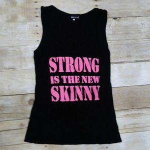 Strong is the New Skinny Workout Tank