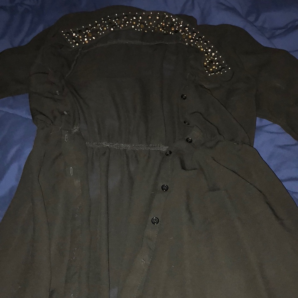Black cardigan