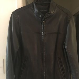 Banana republic moto leather jacket