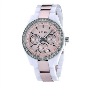 Rose Gold Fossil watch