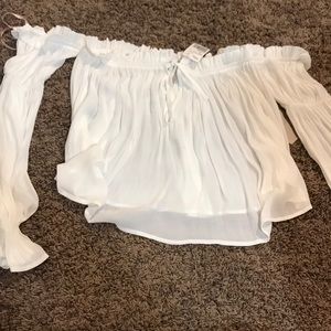 Peasant off the shoulder top