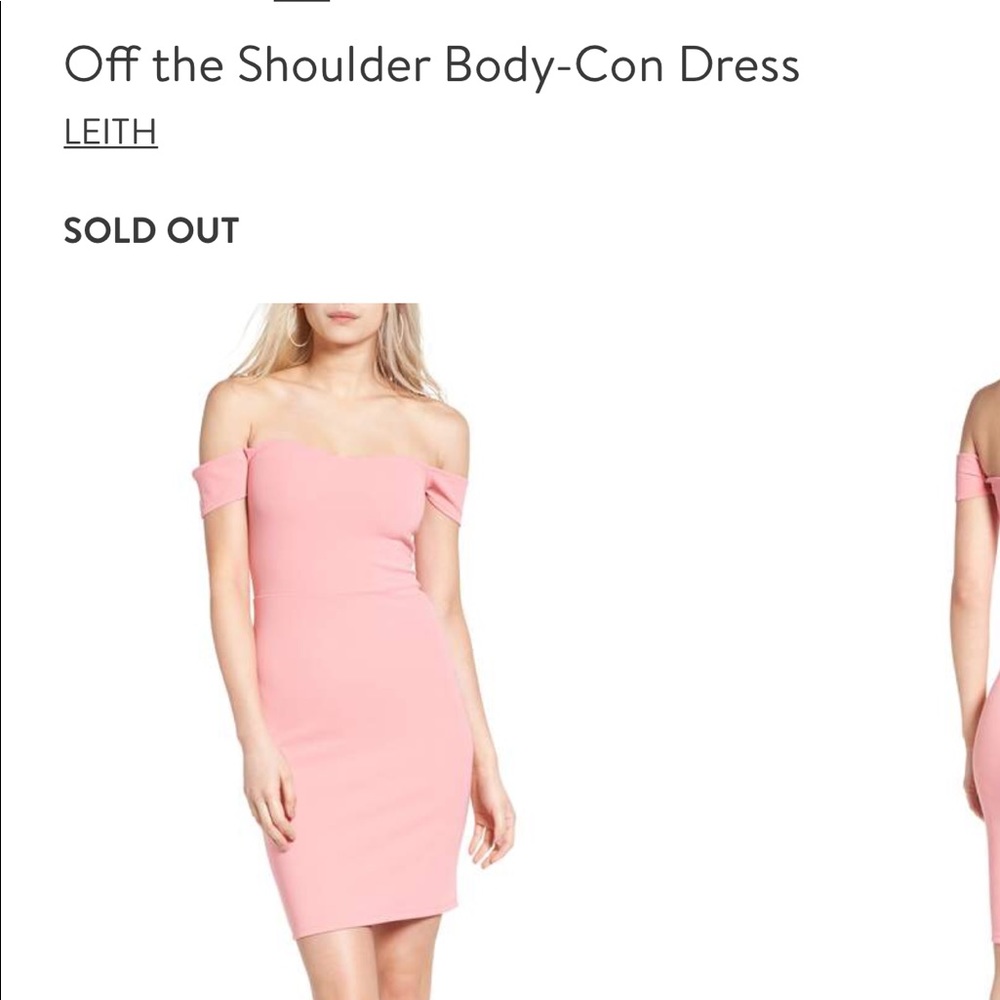 Sexy Leith Off the Shoulder Body-Con Dress