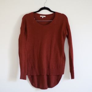 Brick red Madewell sweater