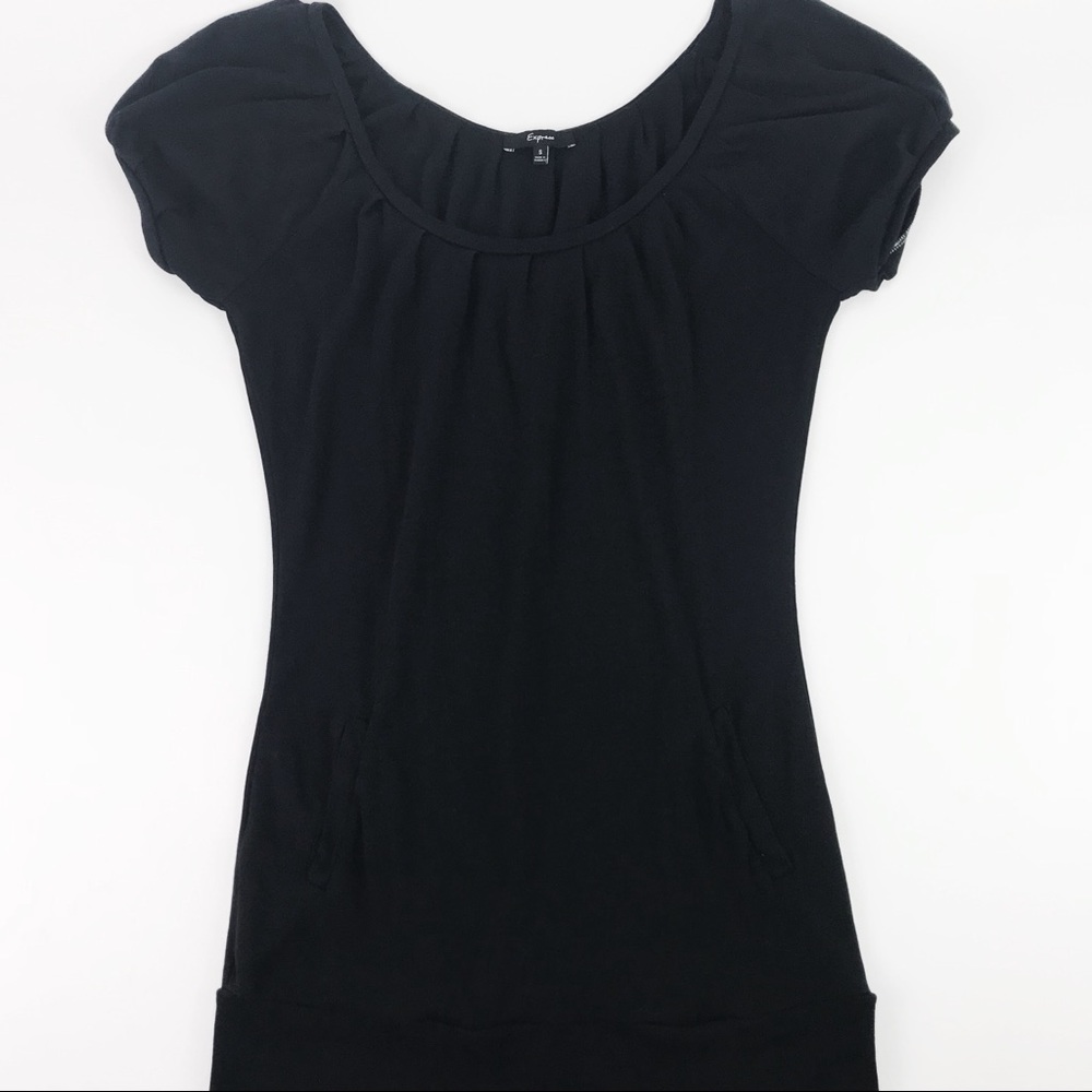 Express Black Tunic With Pockets