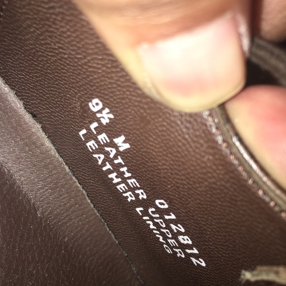 Banana republic brown leather shoes main image 4