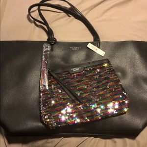 Victoria secret tote bag & makeup bag