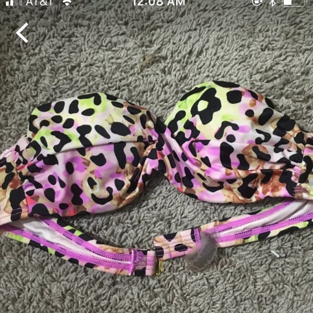 Strapless Multicolored Top